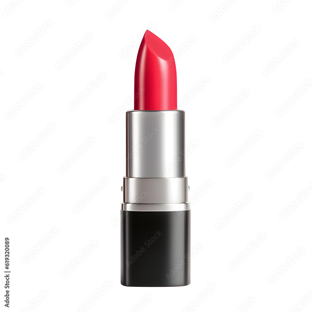 Beautiful red lipstick. Makeup realistic cosmetic vector illustration isolated Beautiful red lipstick. Makeup realistic cosmetic vector illustration isolated