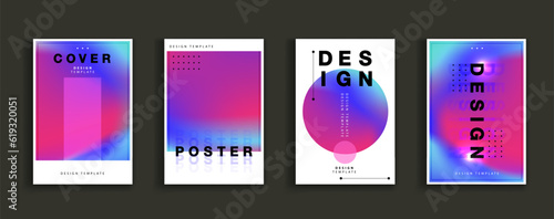 Dynamic geometric fluid shapes, dynamic, flowing and liquid. abstract backgrounds color gradient. applicable for banner design, cover, invitation, party flyer, app, web design, webpages, vector design