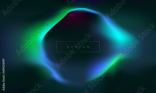 Trendy minimalistic fluid blurred gradient background. colourful abstract liquid shape design template. wallpaper for poster, brochure, advertising, placard, music festival, night club. vector design.