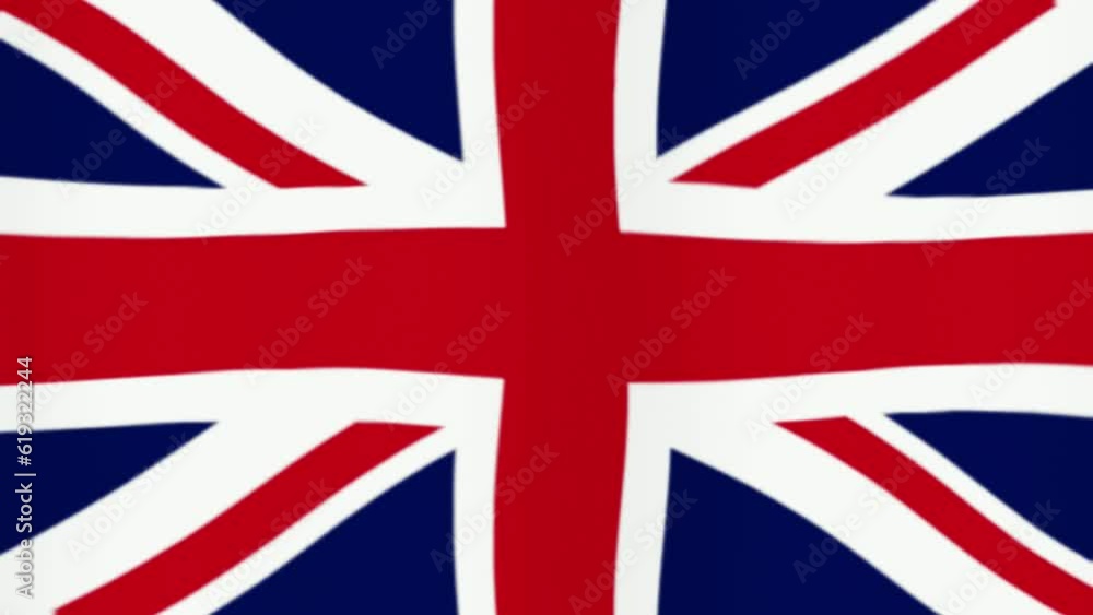 England waving flag. British English National Cover. 3D background animation. England waving flag. British English National Cover. 3D background animation.