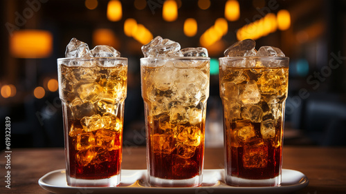 Liquid Luxury  Iced Cola Glass at Bar  Essential Addition to Modern Menu Selections