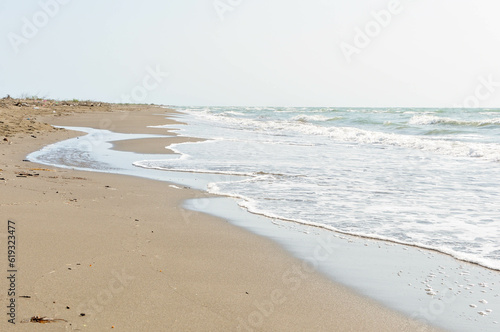 beach in the morning