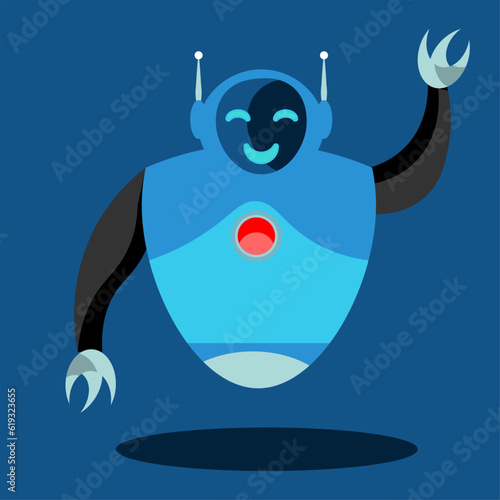 Free vector cute bot assistant