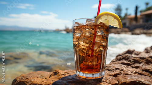 Chill by the Sea  Iced Cola Glass  Essential Addition to Any Beach Bar Menu