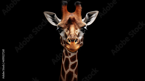 Giraffe (Giraffa). AI Generated