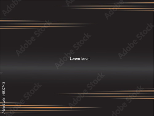elegant black abstract background with white light in the middle