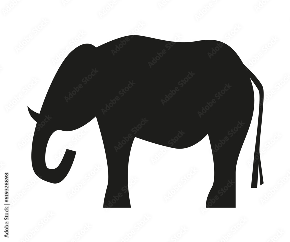 Silhouette of elephant. USA Republican Party symbol. Clipart for voting 2024 presidential election. Isolated vector and PNG illustration on transparent background. Silhouette of elephant. USA Republican Party symbol. Clipart for voting 2024 presidential election. Isolated vector and PNG illustration on transparent background.