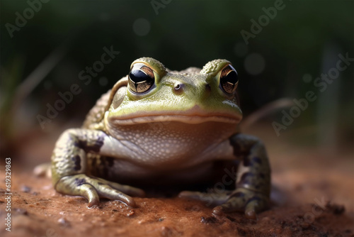 a fat mountain frog