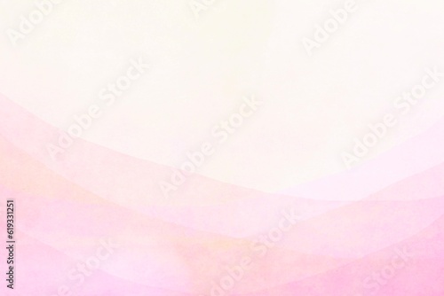 Fotobehang ピンクの優しい水彩風の背景