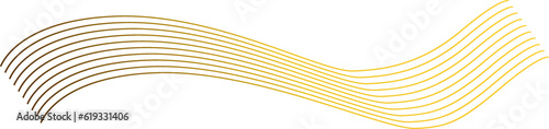 luxury abstract gold floral ornament