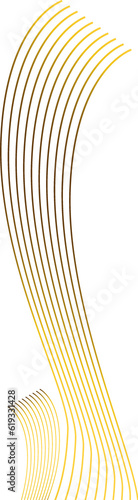 luxury abstract gold floral ornament