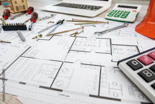 development of drawings and development of mechanical parts factory for production of engines