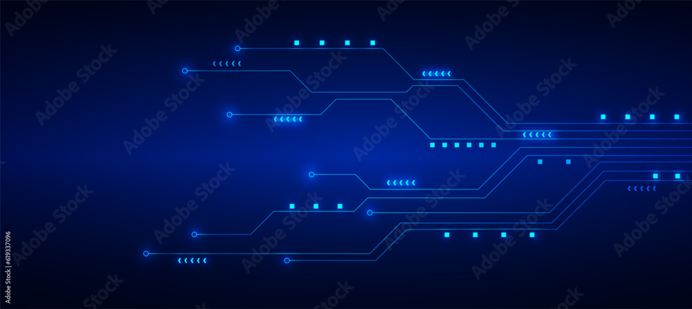 technology background with hi-tech digital data technology background with hi-tech digital data
