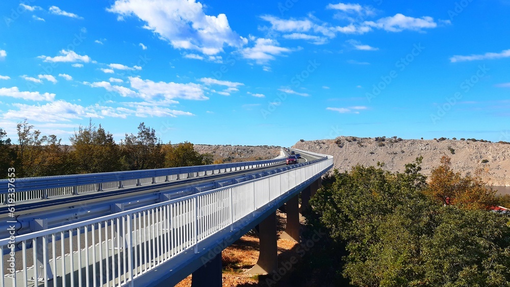 Fototapeta premium Krk - Croatia - Bridge - bridge over the river