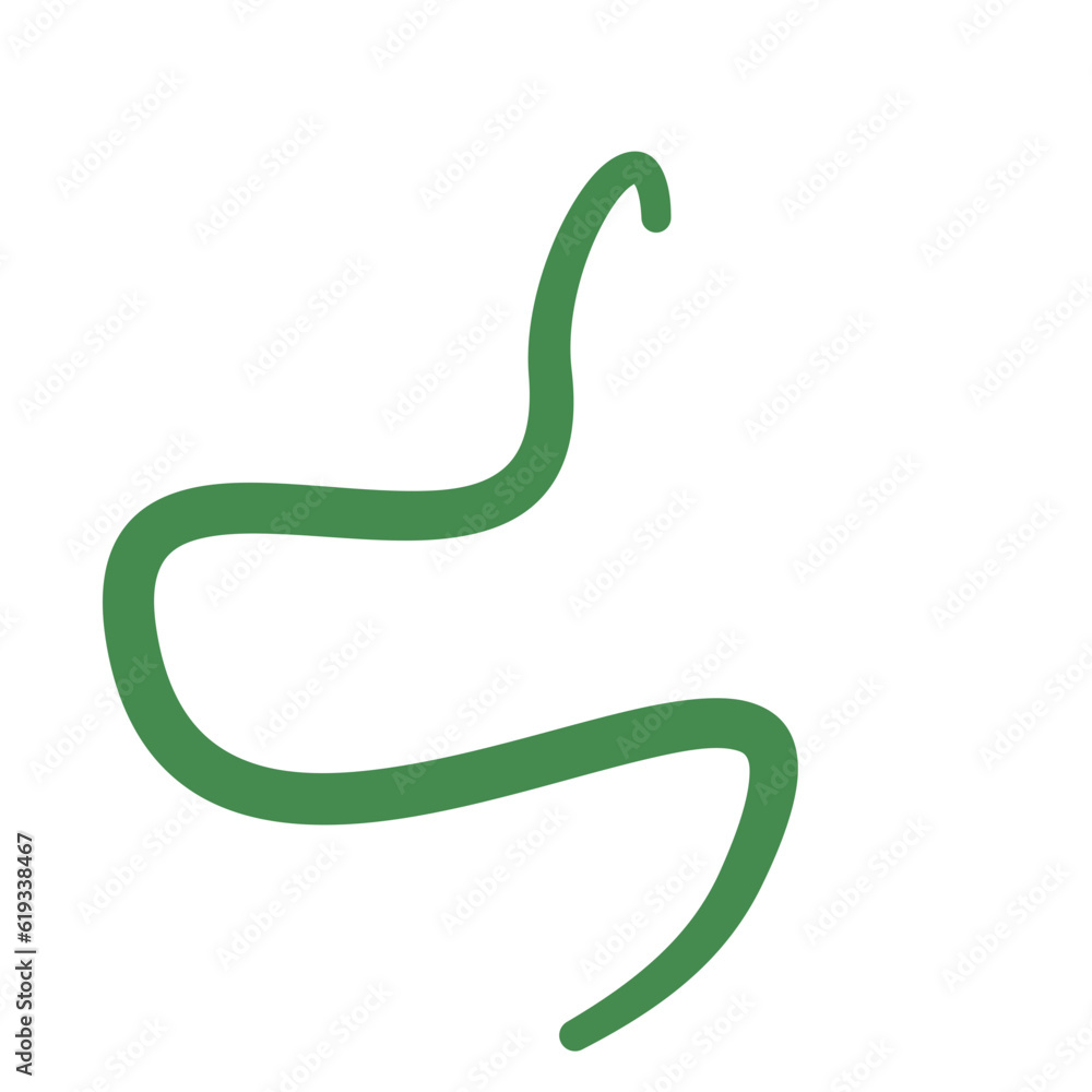 Green Curved Lines Green Curved Lines
