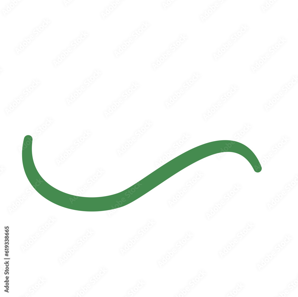 Green Curved Lines Green Curved Lines