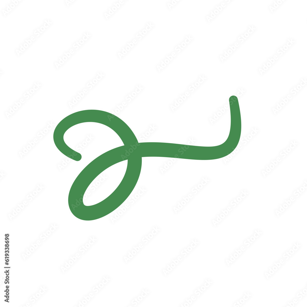 Green Curved Lines Green Curved Lines