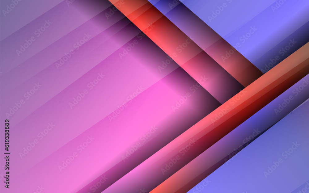 Obraz premium Abstract overlap layer papercut background vector