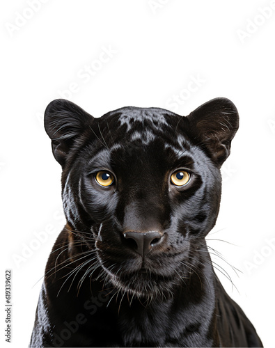 black panther portrait, animals concept