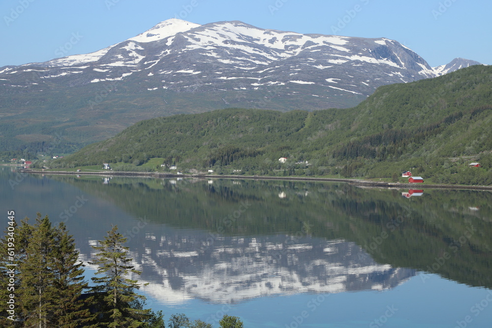 Fjord des ile Vesteralen, Norvège