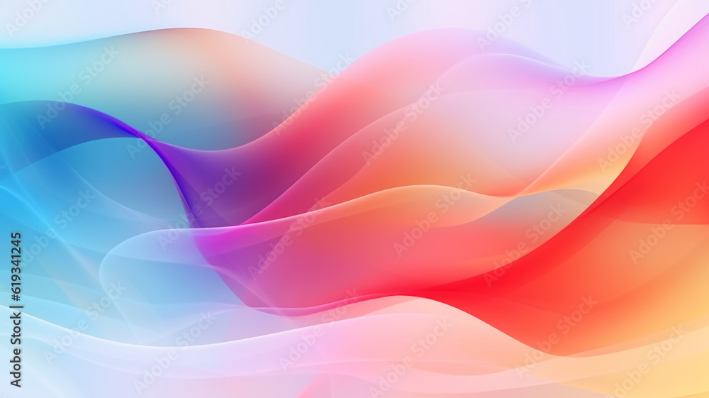 light orange lines on a white background silk. Generative AI light orange lines on a white background silk. Generative AI