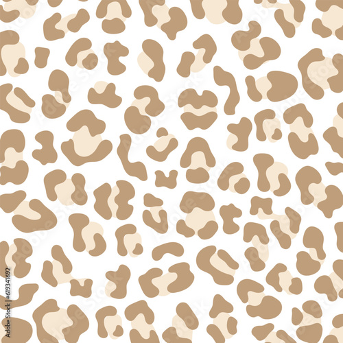 Leopard print pattern animal seamless.