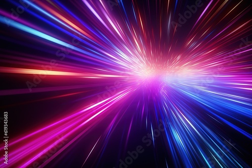 abstract futuristic background with gold PINK blue glowing neon moving high speed wave lines and bokeh lights. Data transfer concept Fantastic wallpaper