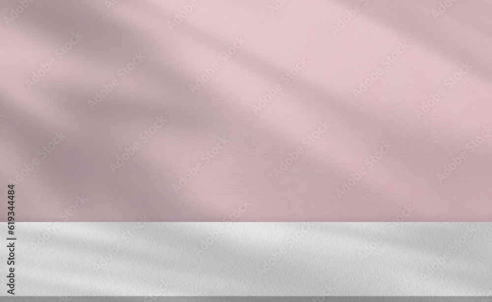 Background Studio,Cement Texture with Leaves Shadow on Pink Wall and Grey Concrete Floor,Empty Scene Backdrop Podium Display Mock up for Spring,Summer,Autumn,Winter Cosmetic Product Presentation Background Studio,Cement Texture with Leaves Shadow on Pink Wall and Grey Concrete Floor,Empty Scene Backdrop Podium Display Mock up for Spring,Summer,Autumn,Winter Cosmetic Product Presentation