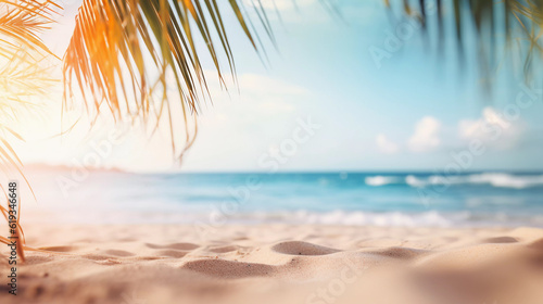 Tropical Summer Sea Beach Landscape