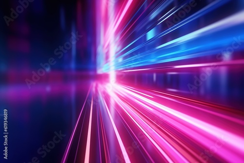 abstract futuristic background with gold PINK blue glowing neon moving high speed wave lines and bokeh lights. Data transfer concept Fantastic wallpaper