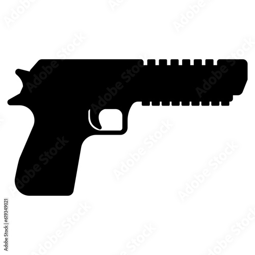 pistol, gun