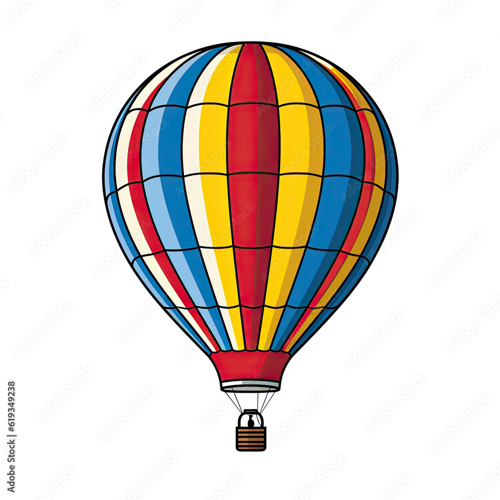 Fototapeta premium Hot Air Balloon Generative AI