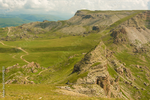 Journey to the mountains, North Caucasus, Bermamyt plateau, travel in Russia