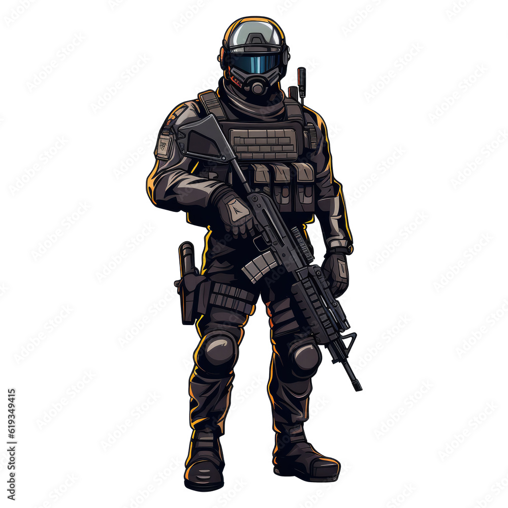 Police Special Forces Generative AI