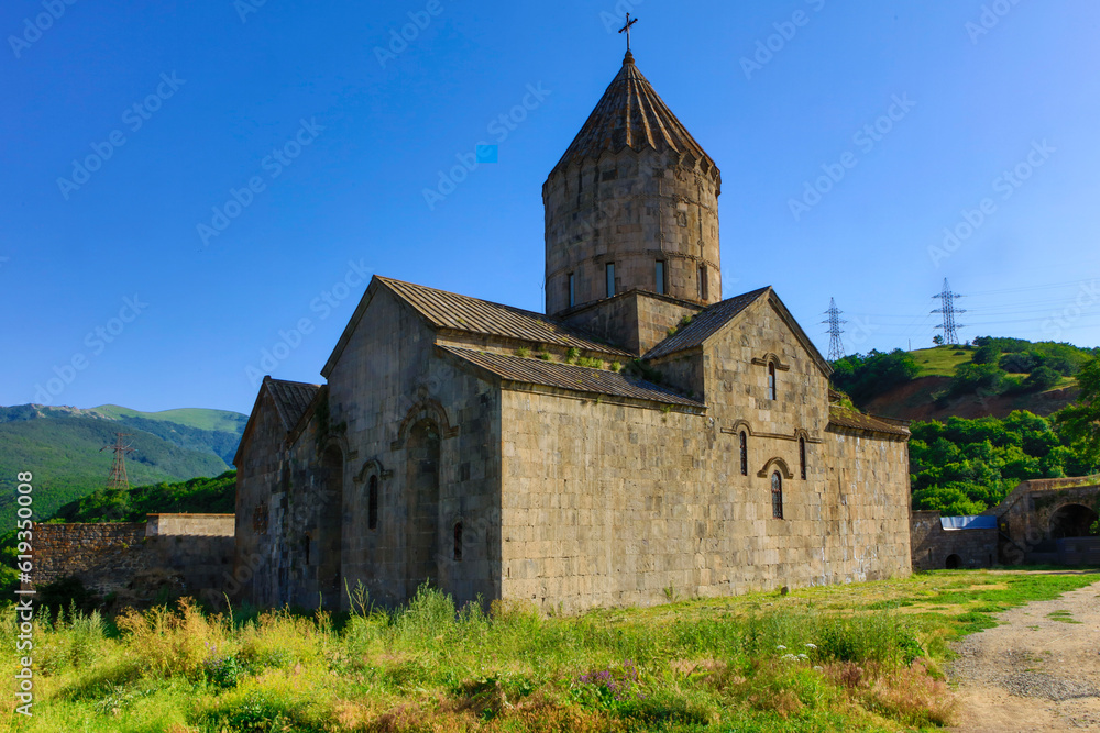 Armenia Tatev Monastery on a sunny spring day