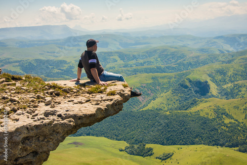 Journey to the mountains, North Caucasus, Bermamyt plateau, travel in Russia