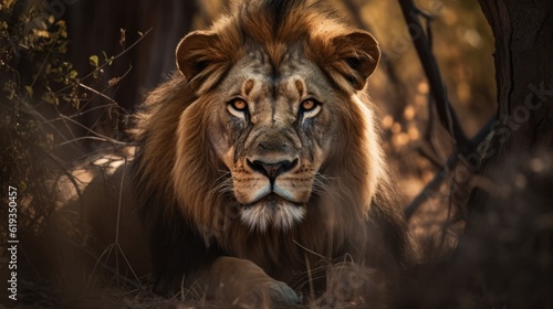 portrait of a lion © Malik