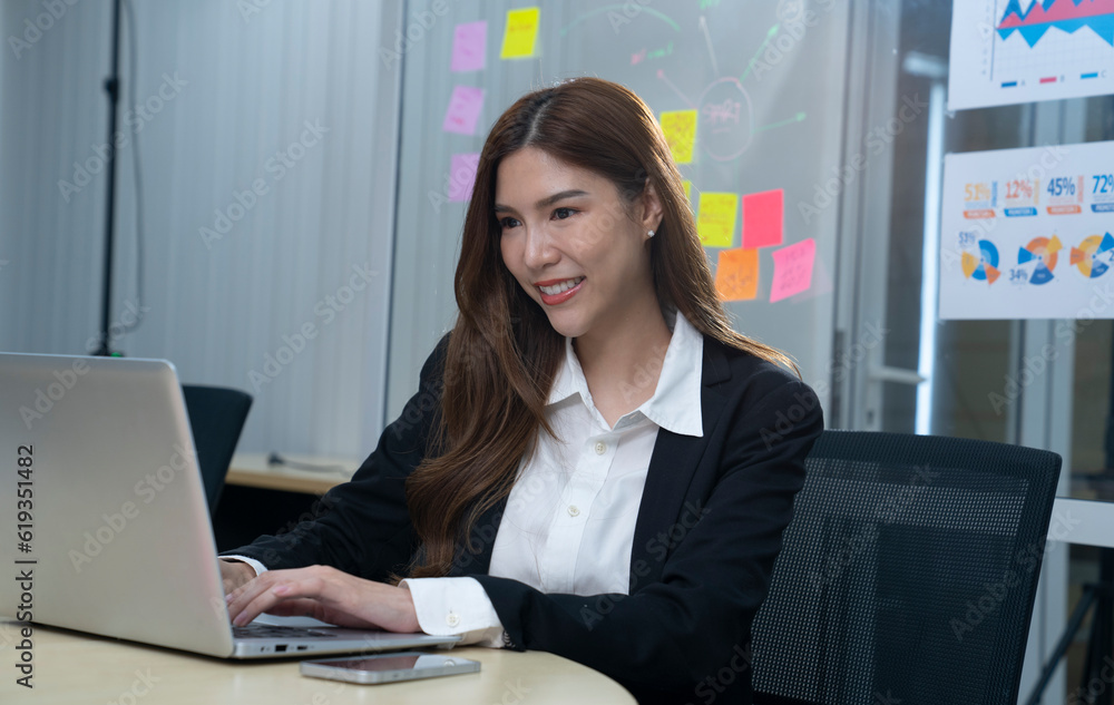 asian business people at office