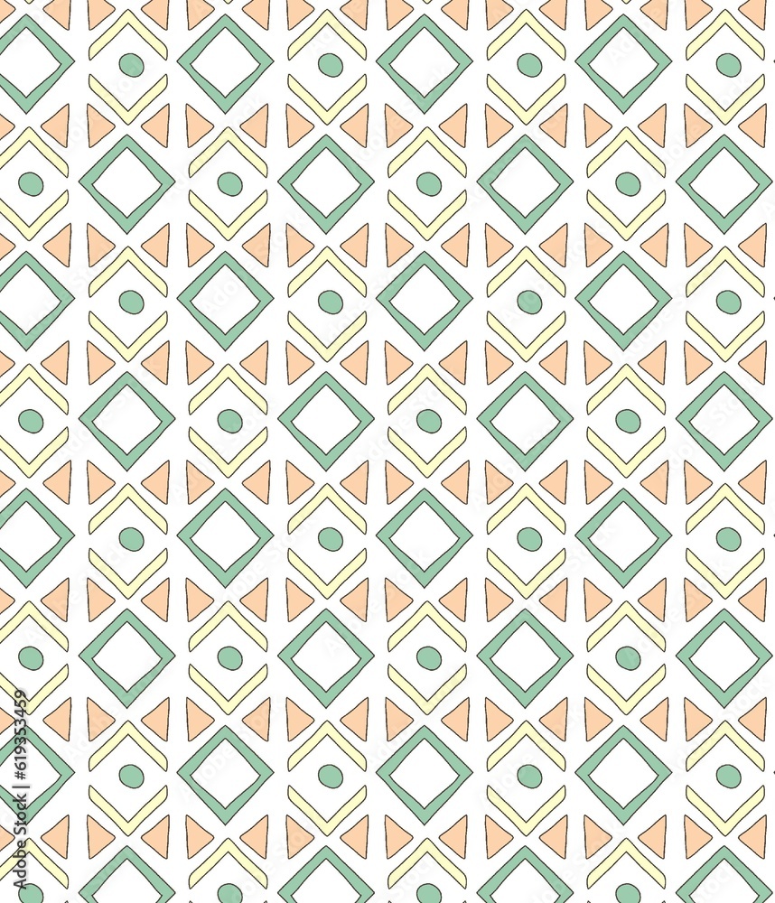 Praewa fabric cotton fabric hand pipe fabric sarong hand drawn seamless Praewa fabric cotton fabric hand pipe fabric sarong hand drawn seamless