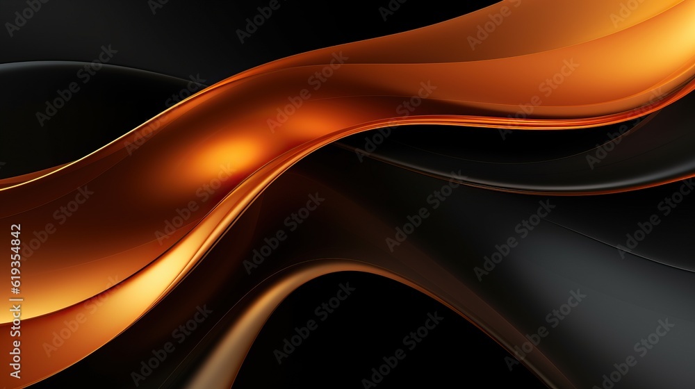 abstract wave pattern background in black orange. abstract wave pattern background in black orange.