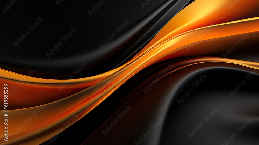 abstract wave pattern background in black orange. abstract wave pattern background in black orange.