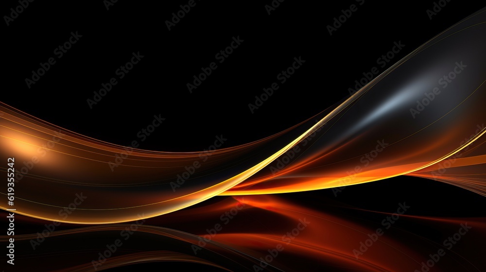 abstract wave pattern background in black orange. abstract wave pattern background in black orange.