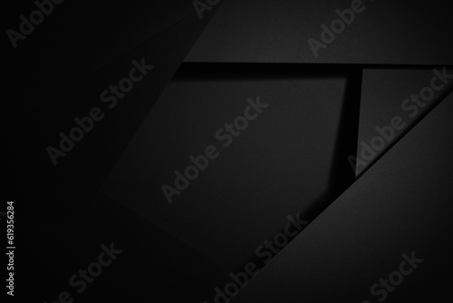 Dark black paper abstract texture business background