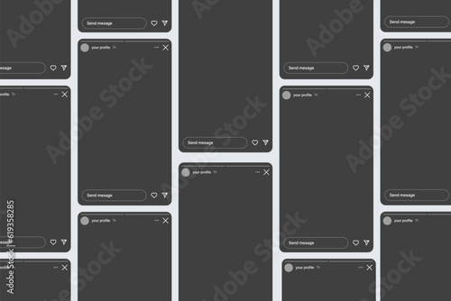 Instagram Social Media Story Template, Instagram Story Profile, Account Instagram Highlight