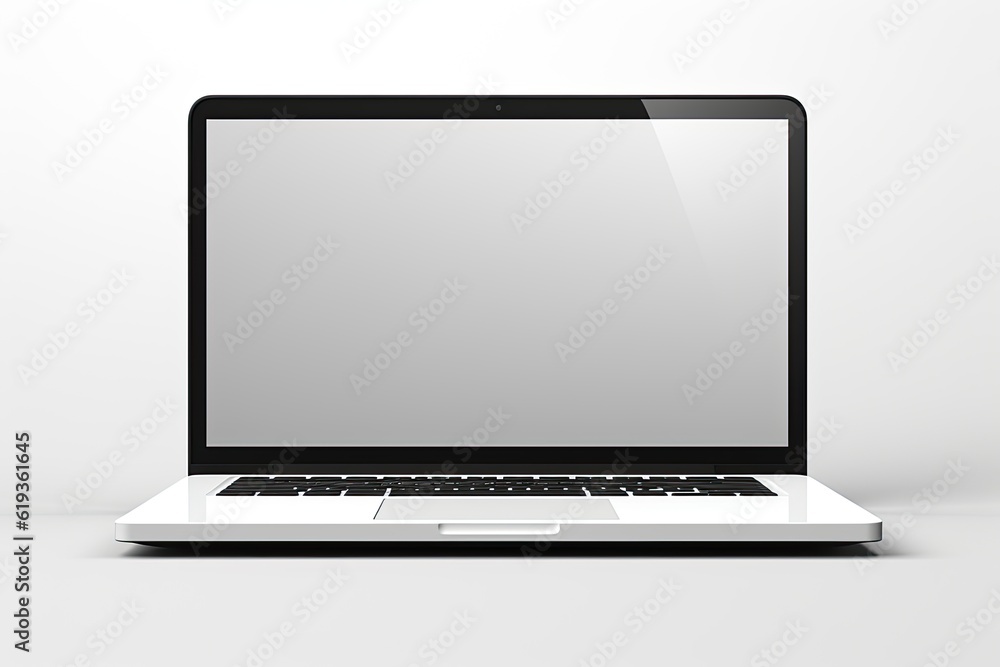 Laptop isolate blank screen display mockup Laptop isolate blank screen display mockup
