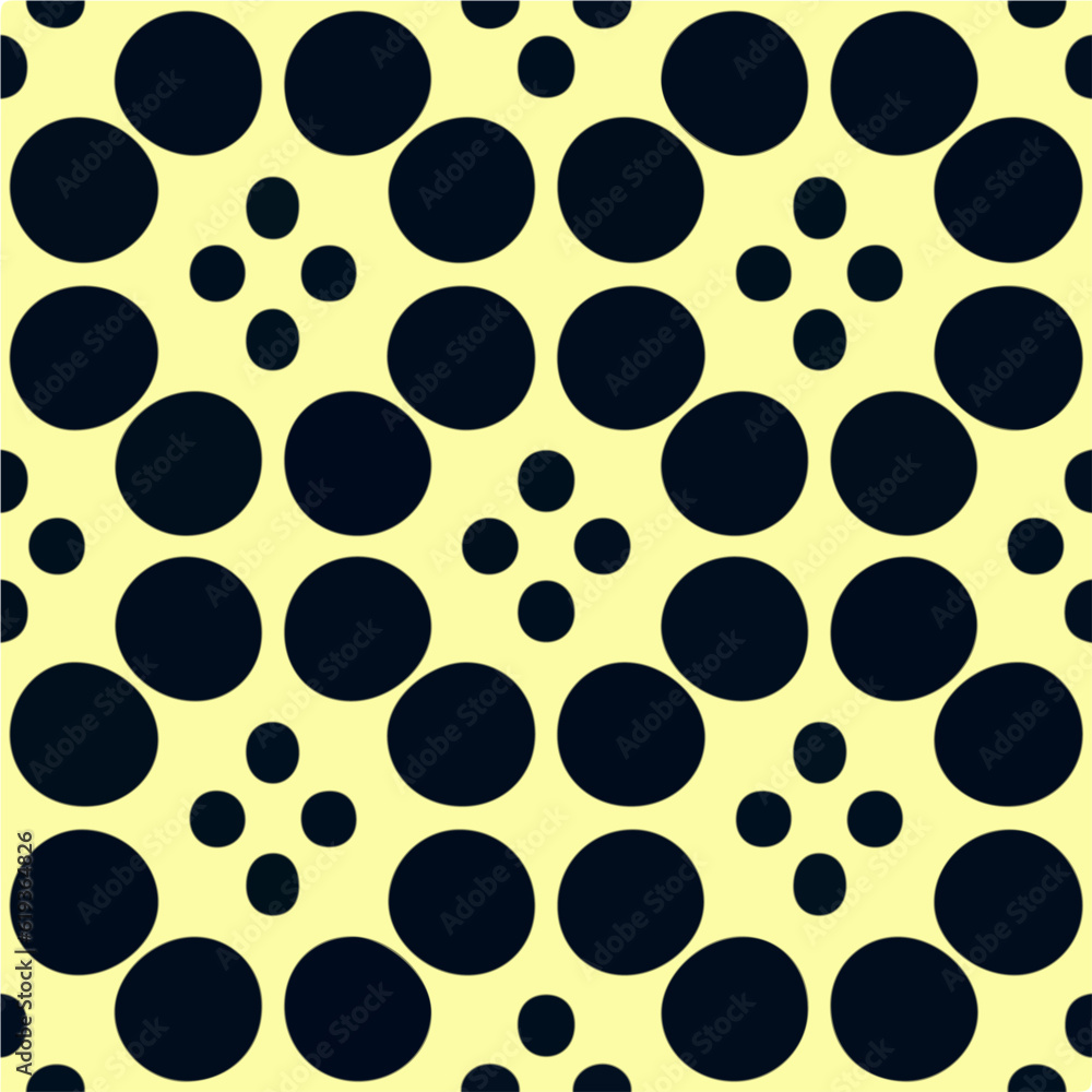 Eye catching background featuring a dynamic mix of black and yellow tones. Various sized dots create a halftone effect, producing a visually striking and fractal like pattern. Eye catching background featuring a dynamic mix of black and yellow tones. Various sized dots create a halftone effect, producing a visually striking and fractal like pattern.
