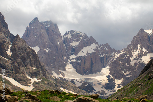 cilo mountains, hakkari, high mountains and clouds, valley of heaven and hell 