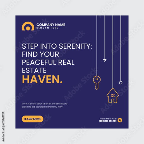Real Estate Social Media Post Template