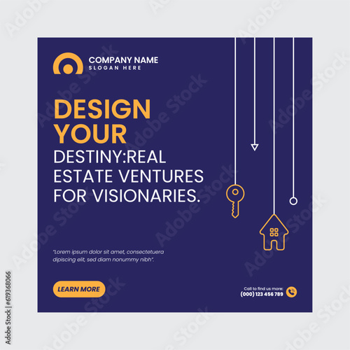 Real Estate Social Media Post Template