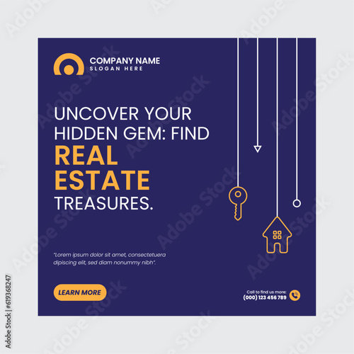 Real Estate Social Media Post Template